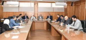 رئيس جامعة القناة يترأس اجتماع لجنة احتفالية اليوبيل الذهبي 20 - جريدة المساء