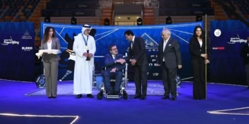 "صبحى" يشهد مراسم تسليم علم بطولة العالم لرفع الأثقال البارالمبي من مصر إلى البحرين 2 - جريدة المساء "صبحى" يشهد مراسم تسليم علم بطولة العالم لرفع الأثقال البارالمبي من مصر إلى البحرين 1 - جريدة المساء