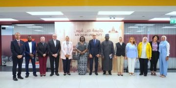 وفد نيجيري من ''جامعة ابوجا'' يبحث التعاون الادبي واللغات بعين شمس 2 - جريدة المساء وفد نيجيري من ''جامعة ابوجا'' يبحث التعاون الادبي واللغات بعين شمس 1 - جريدة المساء