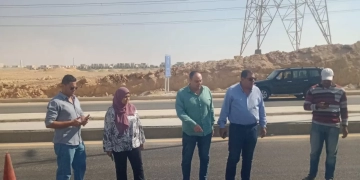 جهاز الشروق يواصل أعمال التطوير ورفع الكفاءة بالطرق والجزر التجميلية 1 - جريدة المساء