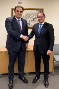 وزير المالية يلتقى نظيره اليوناني بواشنطن ،لبحث تعزيز التعاون المشترك 22 - جريدة المساء وزير المالية يلتقى نظيره اليوناني بواشنطن ،لبحث تعزيز التعاون المشترك 21 - جريدة المساء