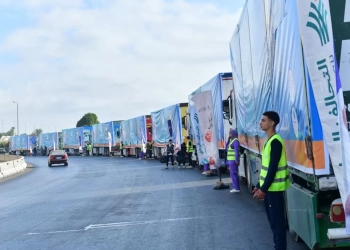 الباقيات الصالحات تساهم فى تقديم المساعدات لأهل غزة