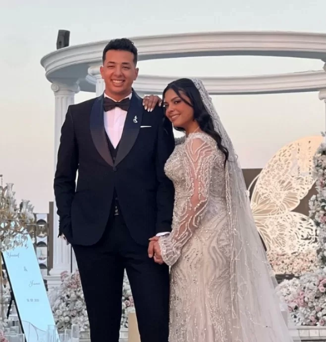 العروسين جنى ويوسف