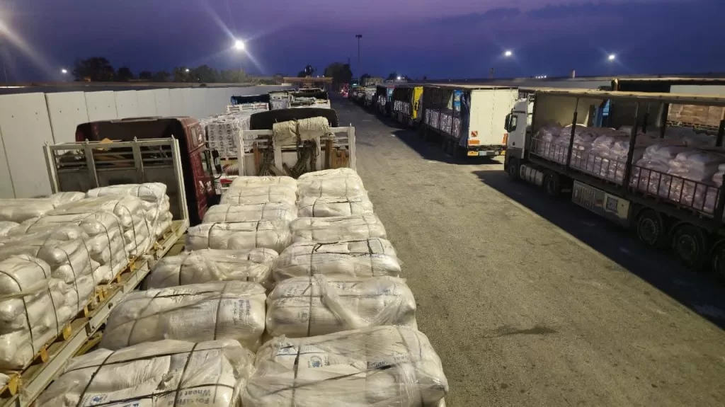 الهلال الأحمر يدفع بأكثر من 4 آلاف طن مساعدات إنسانية وبترولية إلى غزة 21 - جريدة المساء