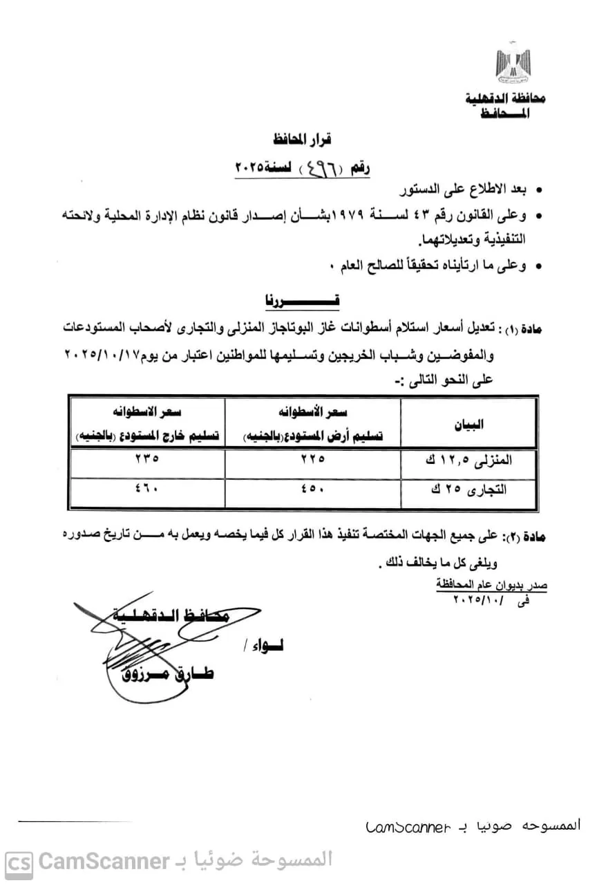 محافظ الدقهلية يعتمد تعريفة المواصلات بزيادة نحو 15 % 19 - جريدة المساء