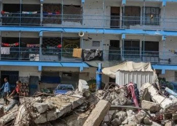 مدرسة في غزة دمرها الاحتلال