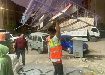 استمرار الحملات الليلية بمدينة أكتوبر الجديدة لضبط الإشغالات ومواجهة النباشين 16 - جريدة المساء