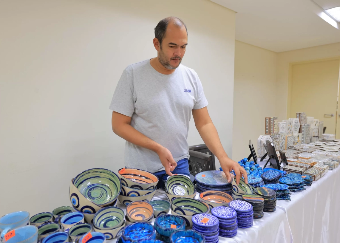 التضامن تنظم معرض "ديارنا" بمقر ديوان عام الوزارة في العاصمة الجديدة 18 - جريدة المساء الحرف اليدوية والتراثية