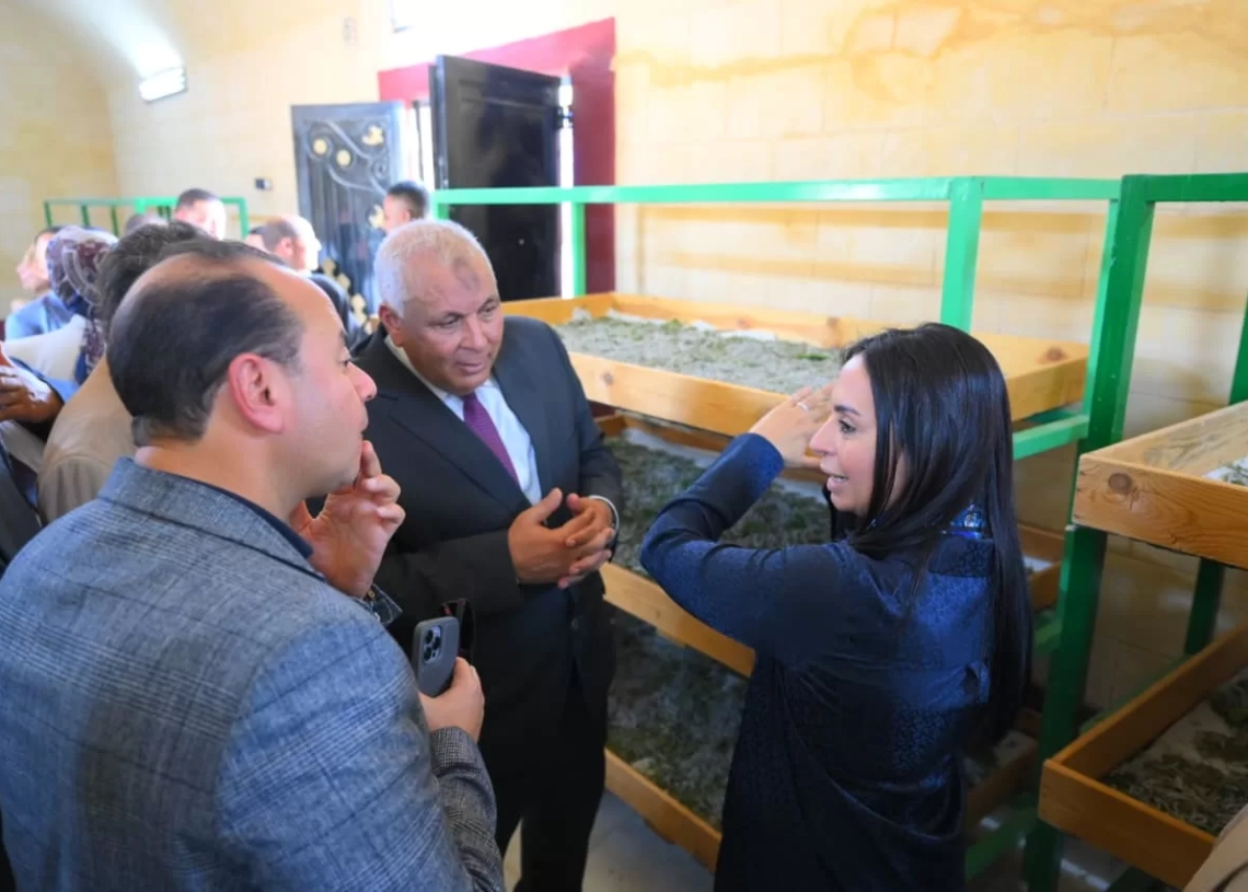 وزيرة التضامن تتفقد وحدة إنتاج الحرير بالوادي الجديد 27 - جريدة المساء