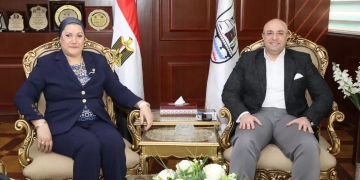 محافظ بني سويف يستقبل رئيسة المجلس القومي للطفولة والأمومة في مستهل زيارتها للمحافظة 2 - جريدة المساء محافظ بني سويف يستقبل رئيسة المجلس القومي للطفولة والأمومة في مستهل زيارتها للمحافظة 1 - جريدة المساء