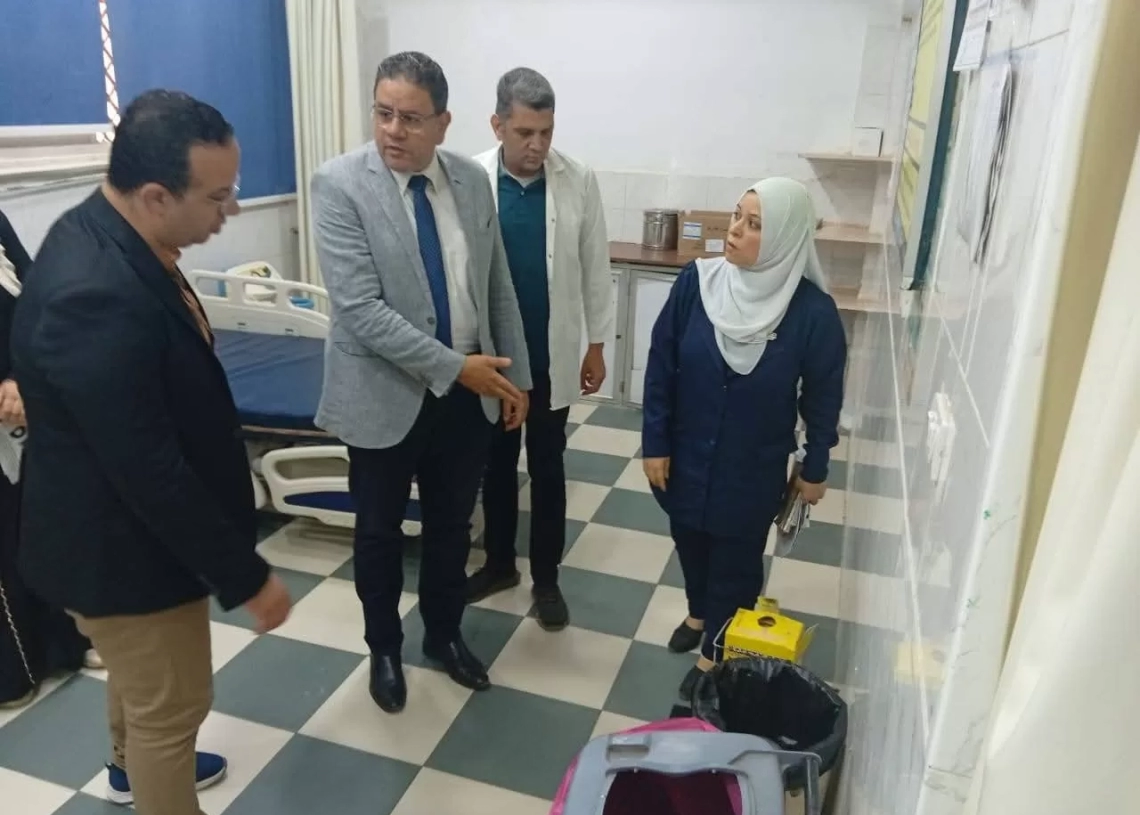 وكيل وزارة الصحة بالمنوفية يوجه بسرعة التعامل مع الحالات الطارئة 19 - جريدة المساء