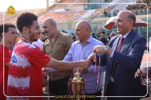هندسة الزقازيق تفوز بكأس البطولة في نهائي دوري كرة القدم 28 - جريدة المساء