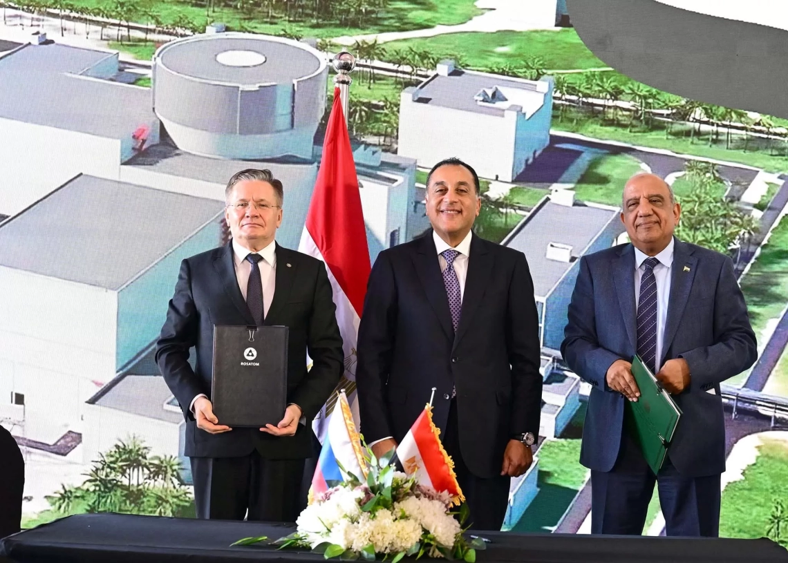 مدبولي  يشهد توقيع أمر شراء الوقود النووي لمحطة الضبعة النووية  19 - جريدة المساء