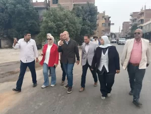 جولة ميدانية لنائب محافظ الجيزة علي مشروعات الطرق بكرداسة وأوسيم والمنيرة الغربية 21 - جريدة المساء