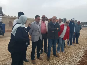 جولة ميدانية لنائب محافظ الجيزة علي مشروعات الطرق بكرداسة وأوسيم والمنيرة الغربية 31 - جريدة المساء