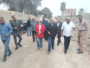 جولة ميدانية لنائب محافظ الجيزة علي مشروعات الطرق بكرداسة وأوسيم والمنيرة الغربية 39 - جريدة المساء