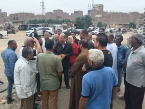 جولة ميدانية لنائب محافظ الجيزة علي مشروعات الطرق بكرداسة وأوسيم والمنيرة الغربية 43 - جريدة المساء