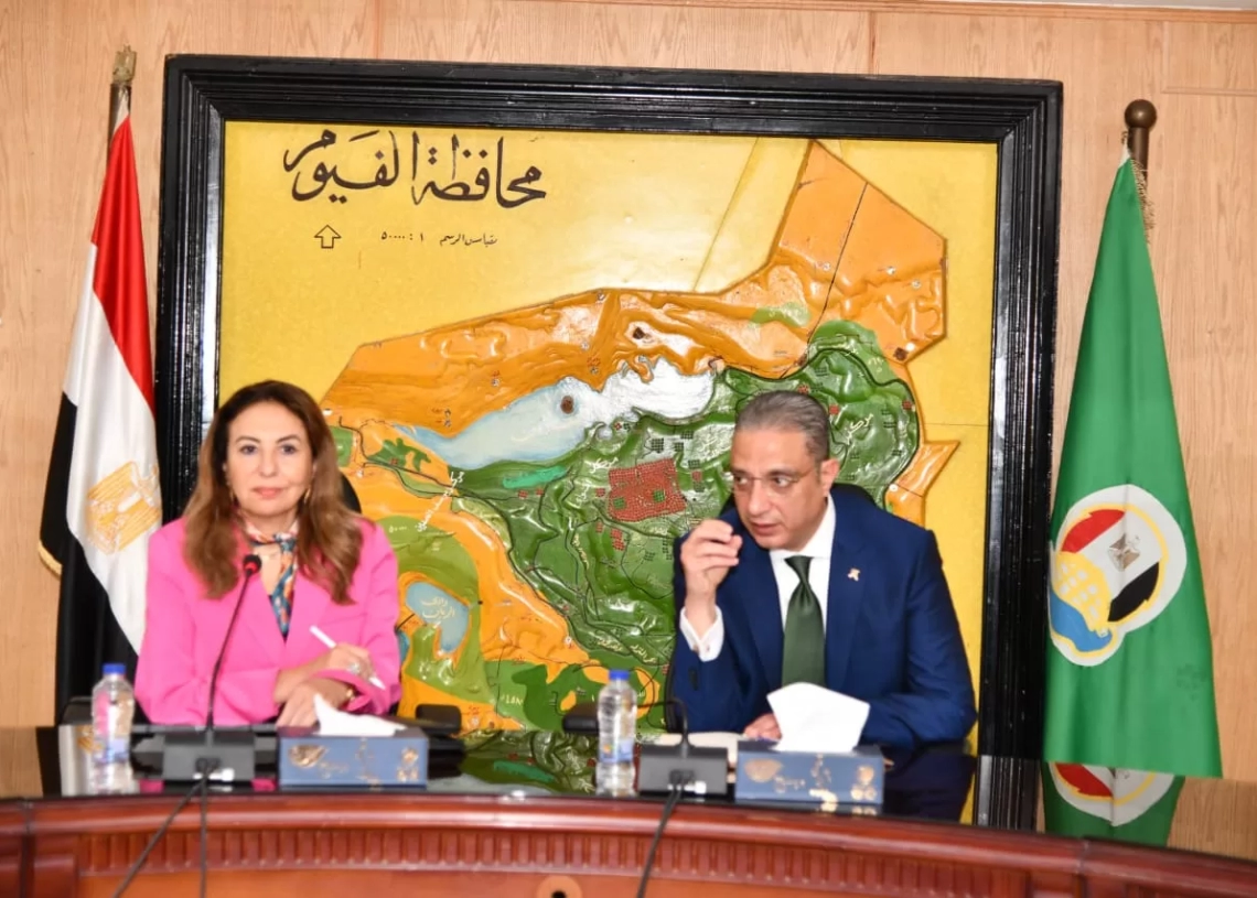محافظ الفيوم ونائب وزير الاتصالات يناقشان خطة تحويل المحافظة إلى رقمية 19 - جريدة المساء