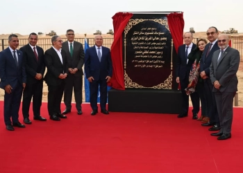 كامل الوزير ومحمد منصور يضعان حجر أساس المصنع الجديد للسيارات 16 - جريدة المساء