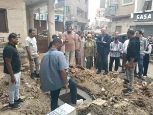 نائب محافظ الجيزة يتفقد شوارع قرية زاوية أبو مسلم بأبو النمرس.. بسبب ارتفاع منسوب المصرف 40 - جريدة المساء