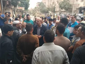 نائب محافظ الجيزة يتفقد شوارع قرية زاوية أبو مسلم بأبو النمرس.. بسبب ارتفاع منسوب المصرف 42 - جريدة المساء