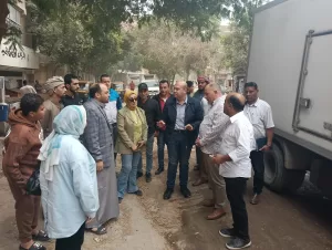 نائب محافظ الجيزة يتفقد شوارع قرية زاوية أبو مسلم بأبو النمرس.. بسبب ارتفاع منسوب المصرف 44 - جريدة المساء