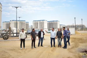 مساعد نائب رئيس الهيئة لقطاع التنمية والإنشاءات يتفقد المشروعات القومية بالعلمين الجديدة. 21 - جريدة المساء