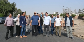 جولة ميدانية لرئيس جهاز العاشر من رمضان بالمنطقة الصناعية B2 1 - جريدة المساء