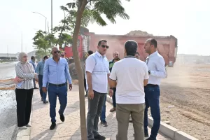 جولة ميدانية لرئيس جهاز العاشر من رمضان بالمنطقة الصناعية B2 23 - جريدة المساء