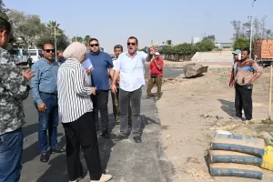 جولة ميدانية لرئيس جهاز العاشر من رمضان بالمنطقة الصناعية B2 25 - جريدة المساء