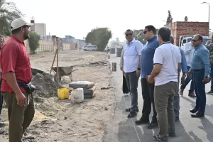جولة ميدانية لرئيس جهاز العاشر من رمضان بالمنطقة الصناعية B2 21 - جريدة المساء