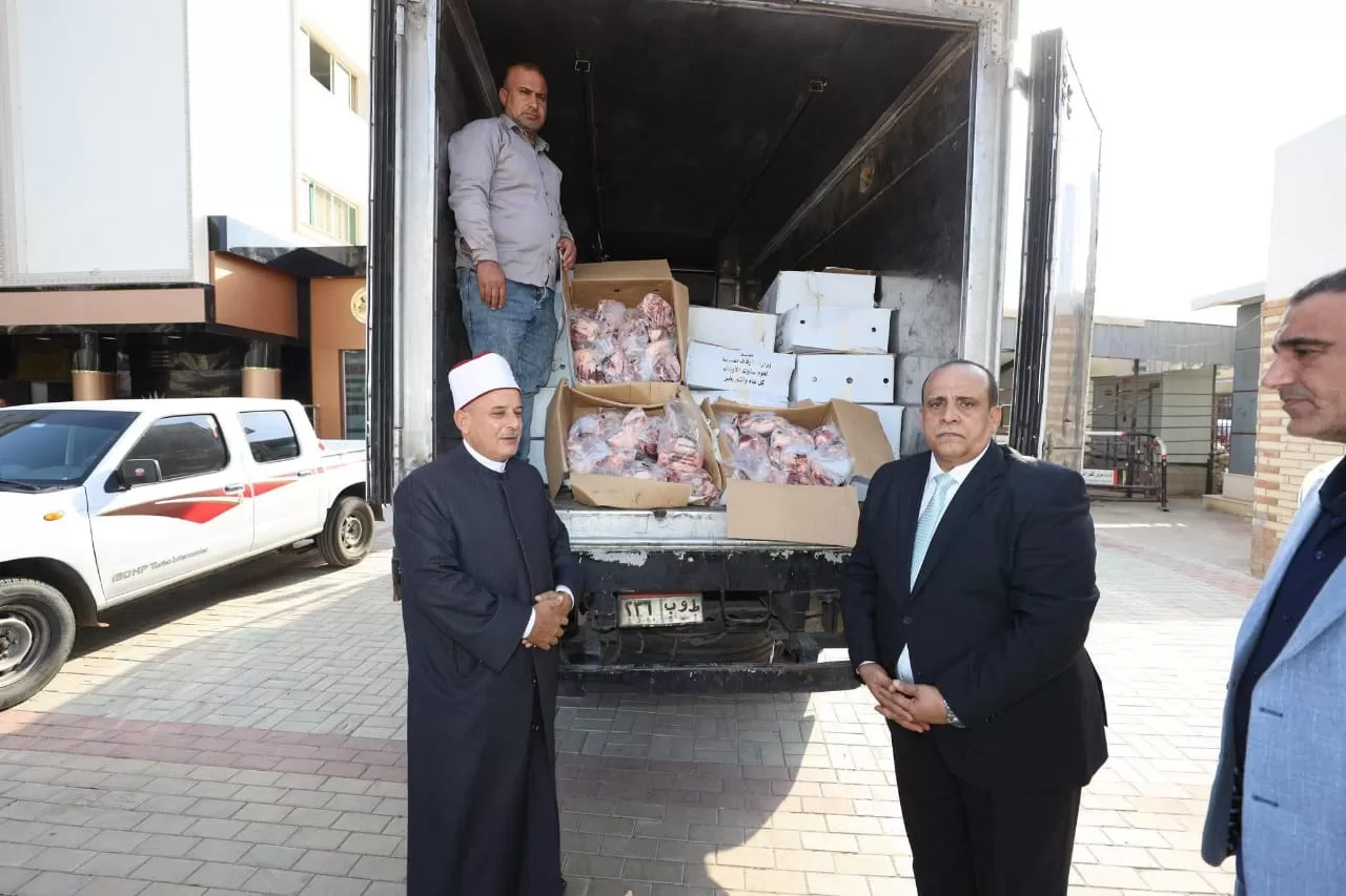 توزيع 2 طن لحوم صكوك الأضاحي على الأسر الأولى بالرعاية بكفر الشيخ 21 - جريدة المساء