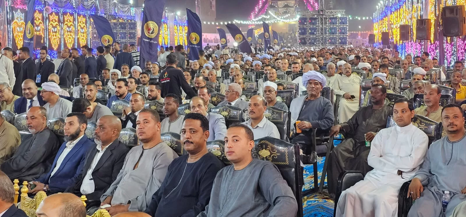 حماة الوطن ينظم مؤتمراً جماهيرياً حاشداً بقنا لدعم القائمة الوطنية فى انتخابات مجلس النواب 25 - جريدة المساء