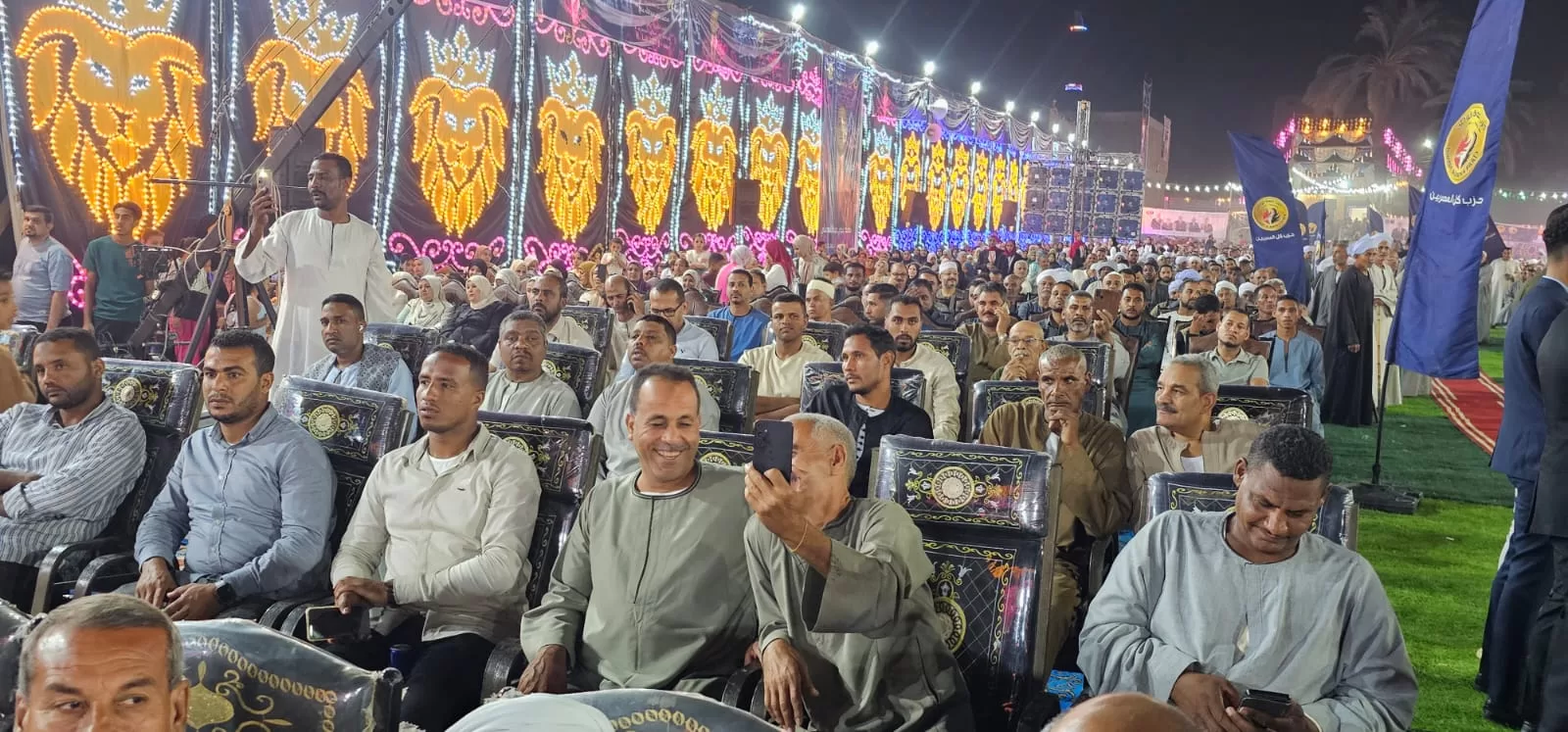 حماة الوطن ينظم مؤتمراً جماهيرياً حاشداً بقنا لدعم القائمة الوطنية فى انتخابات مجلس النواب 59 - جريدة المساء