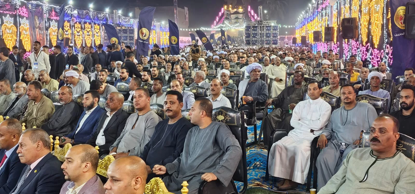 حماة الوطن ينظم مؤتمراً جماهيرياً حاشداً بقنا لدعم القائمة الوطنية فى انتخابات مجلس النواب 35 - جريدة المساء