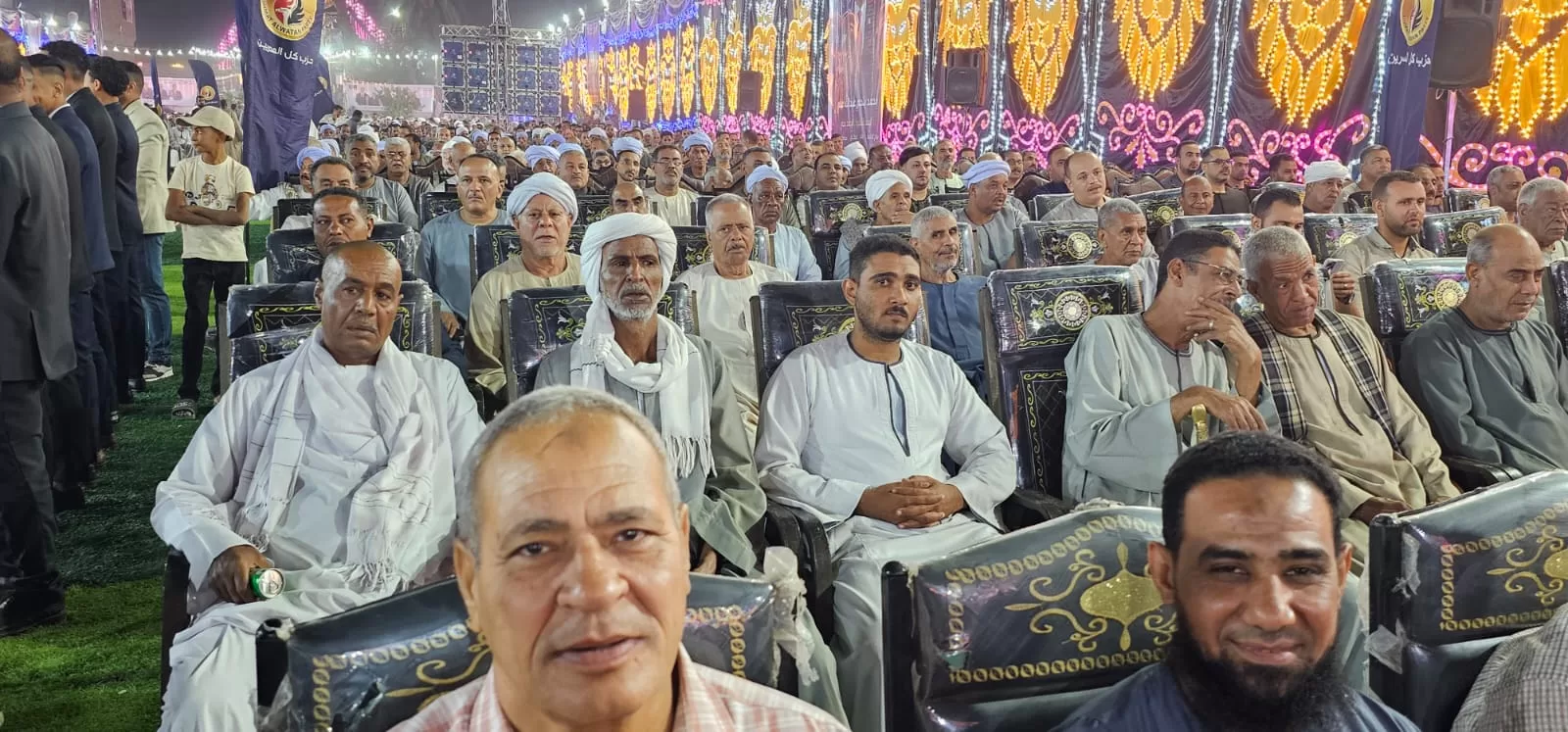 حماة الوطن ينظم مؤتمراً جماهيرياً حاشداً بقنا لدعم القائمة الوطنية فى انتخابات مجلس النواب 51 - جريدة المساء