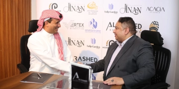 توقيع شراكة استراتيجية بين شركة الراشد للتطوير العقاري وسمو الشيخ جابر بن سعيد الحربي لتنفيذ مشروع JINAN 2 - جريدة المساء توقيع شراكة استراتيجية بين شركة الراشد للتطوير العقاري وسمو الشيخ جابر بن سعيد الحربي لتنفيذ مشروع JINAN 1 - جريدة المساء