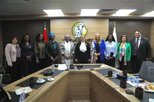 المستشارة أمل عمار تبحث سبل التعاون مع وفد مفوضية الاتحاد الإفريقي 27 - جريدة المساء