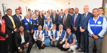 وزيرا التعليم العالي والتضامن ومحافظ الأقصر يتفقدون مقر جامعة الأقصر الأهلية 1 - جريدة المساء