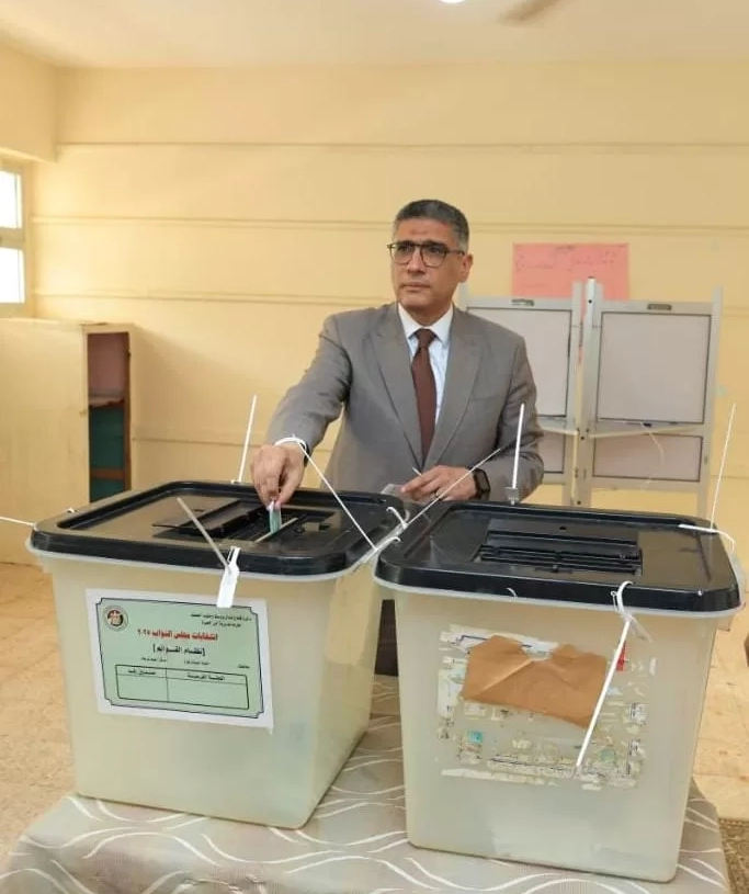 محافظ الجيزة يُدلي بصوته في انتخابات مجلس النواب 2025 بأكتوبر 19 - جريدة المساء