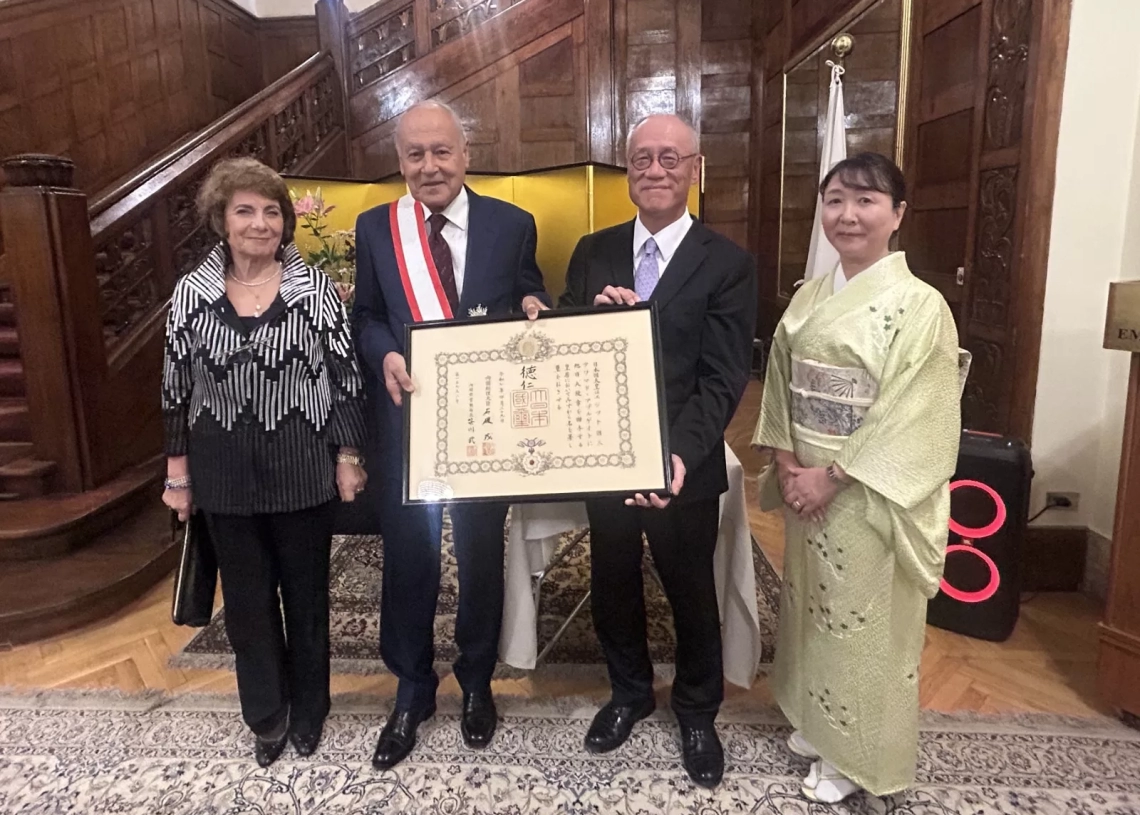 تتويج أبو الغيط الأمين العام لجامعة الدول العربية بوسام الشمس المشرقة 15 - جريدة المساء