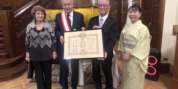 تتويج أبو الغيط الأمين العام لجامعة الدول العربية بوسام الشمس المشرقة 1 - جريدة المساء