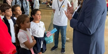 وزير السياحة يتابع حركة الزائرين للمتحف المصرى الكبير 2 - جريدة المساء وزير السياحة يتابع حركة الزائرين للمتحف المصرى الكبير 1 - جريدة المساء