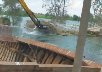 إزالة التعديات على أراضي طرح النهر بالمنوفية ضمن المشروع القومي لضبط النيل 13 - جريدة المساء