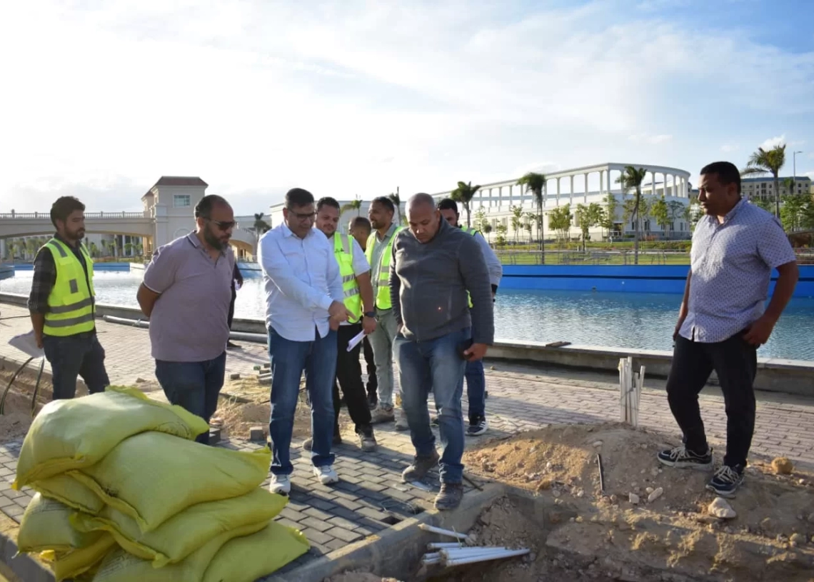 نائب رئيس جهاز العلمين الجديدة يتفقد مشروع المدينة التراثية 15 - جريدة المساء