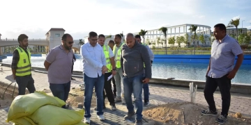 نائب رئيس جهاز العلمين الجديدة يتفقد مشروع المدينة التراثية 1 - جريدة المساء