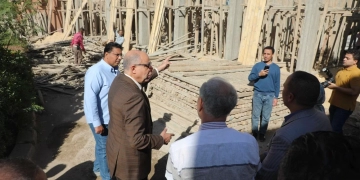 كدواني يتفقد تطوير مركز أبوقرقاص التكنولوجي.. 2 - جريدة المساء كدواني يتفقد تطوير مركز أبوقرقاص التكنولوجي.. 1 - جريدة المساء