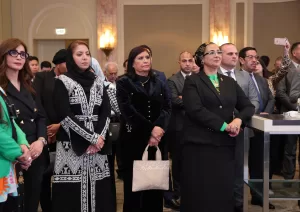 أمل عمار خلال حفل إطلاق تقرير الصمود رغم كل الصعاب