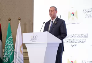 أمل عمار خلال حفل إطلاق تقرير الصمود رغم كل الصعاب