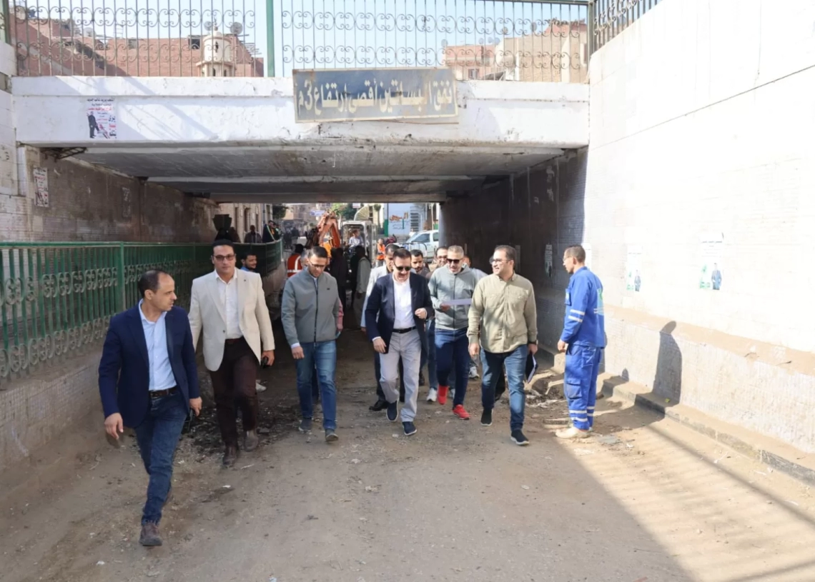 "أبو ليمون" يتفقد أعمال تطوير نفق البساتين بحي غرب شبين الكوم.. استعدادا لموسم الشتاء و الارتقاء بمستوى الخدمات 19 - جريدة المساء